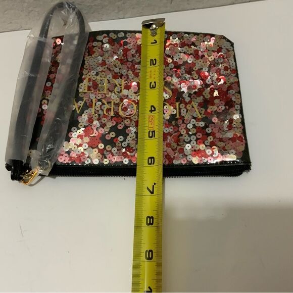 Victoria's Secret Zippered pouch  sequins - Picture 3 of 6
